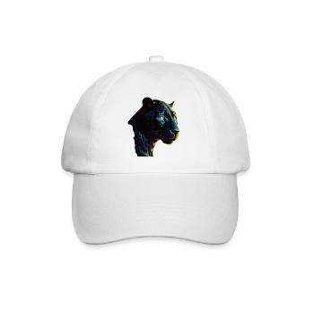 La panthère noire - Casquette classique - blanc/blanc - Devant
