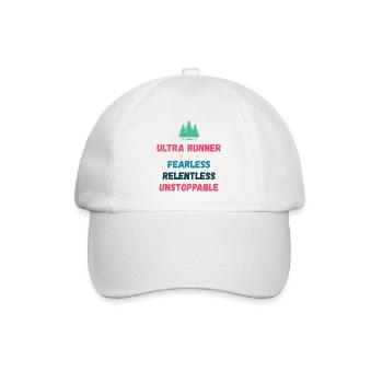 Ultra Runnner - Intrépide. Implacable. Imparable. - Casquette classique - blanc/blanc - Devant