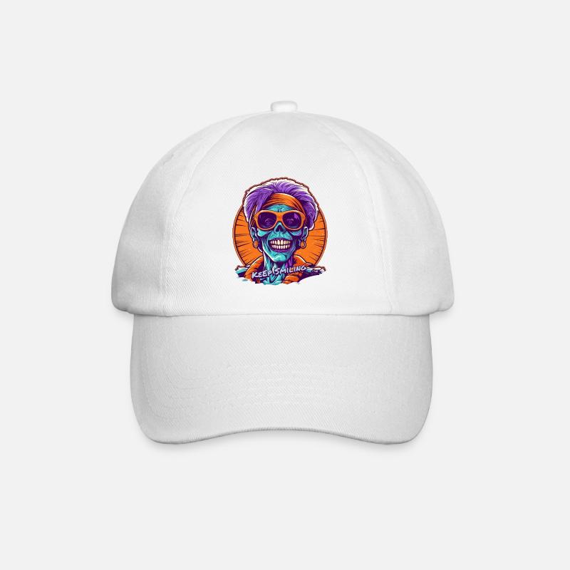 Keep Smiling - la momie - Casquette classique - blanc/blanc