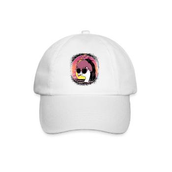 present idea birthday present baby duck love - Baseball Cap - white/white - Front