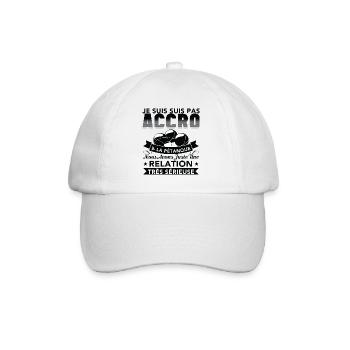 Petanque Humour Boccia Cadeau Humour Pétanque - Casquette classique - blanc/blanc - Devant
