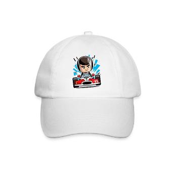 Démons de vitesse - Casquette classique - blanc/blanc - Devant
