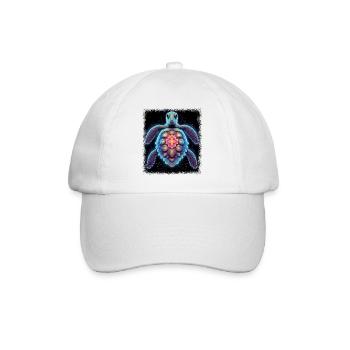 sayings love birthday present hippy bird - Baseball Cap - white/white - Front