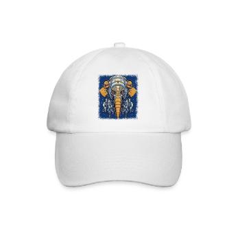 drôles de dictons animaux cadeau drôle geek - Casquette classique - blanc/blanc - Devant