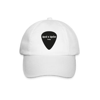Plectrum Black - Baseball Cap - white/white - Front
