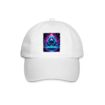 Funny Quote Dove of Peace Hippy 1960s Green - Baseball Cap - white/white - Front