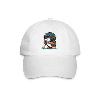 Étoile du hockey des Pingouins - Casquette classique - blanc/blanc - Devant