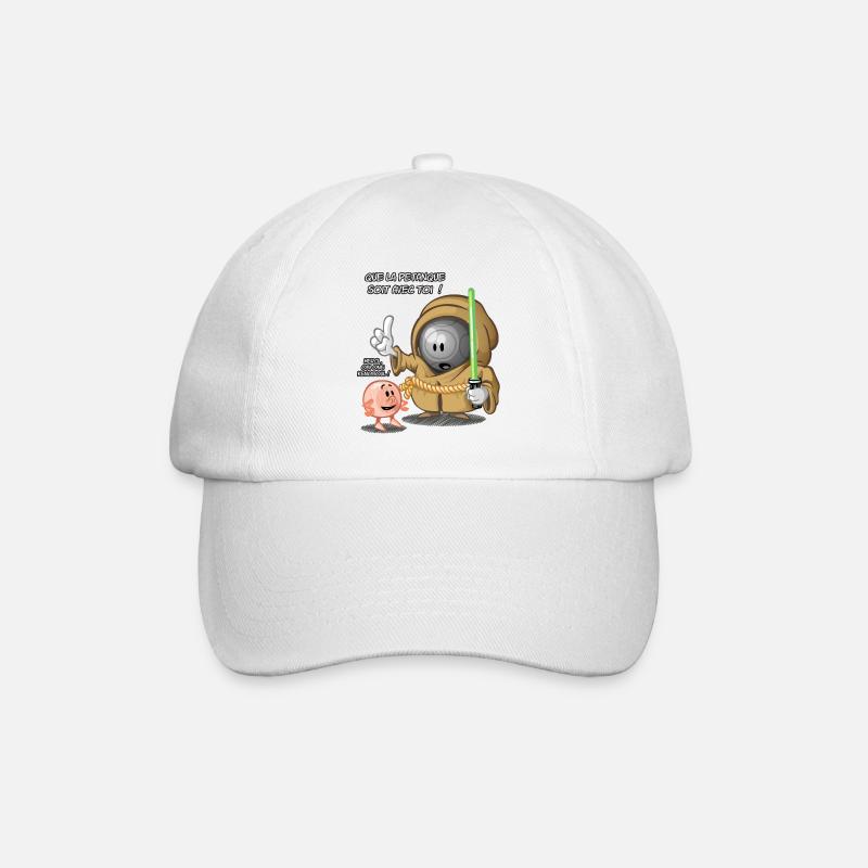 Que la pétanque soit avec toi ! - Casquette classique - blanc/blanc