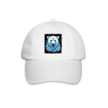 fun gift gift idea brutality bookish humor backer - Baseballkappe - Weiß/Weiß - Vorne