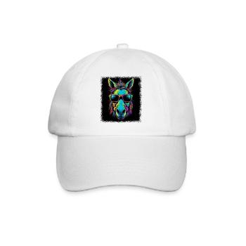 riding academy geek clydesdale horseshoe betting - Baseball Cap - white/white - Front