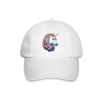 Unicorn - Baseballkappe - Weiß/Weiß - Vorne