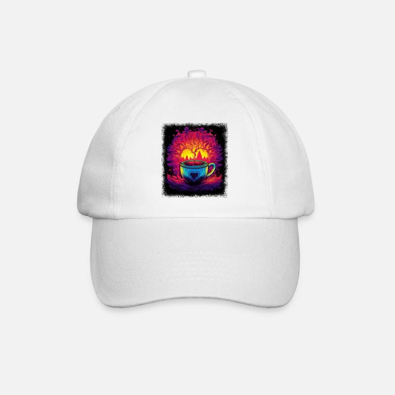 fille citation bubble tea lover christmas boba tea - Casquette classique - blanc/blanc