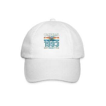 30th Birthday Retro Cassette Best of Octobre 1993 - Casquette classique - blanc/blanc - Devant