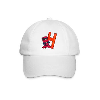 Garçon 4 ans 4e anniversaire garçon ninja - Casquette classique - blanc/blanc - Devant