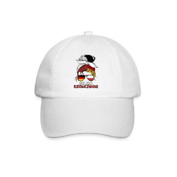 Polska dziewczyna Halbdeutsches polnisches Mädchen Polen - Baseballkappe - Weiß/Weiß - Vorne