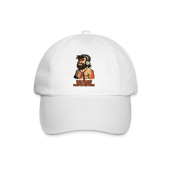 Même les singes dans la jungle font de la meilleure musique - Casquette classique - blanc/blanc - Devant