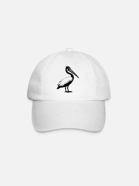 Pélican - Baseballkasket - hvid/hvid