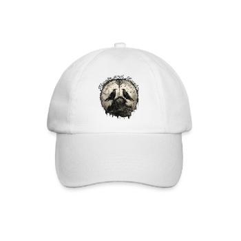 Hugin & Munin Raven Odin's Viking Design - Baseball Cap - white/white - Front