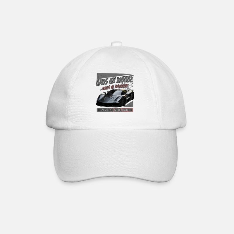 Be a fast track - Baseball Cap - white/white