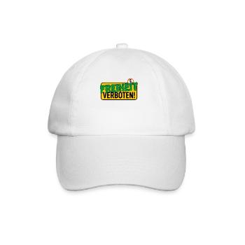 Bouclier : Liberté interdite - Casquette classique - blanc/blanc - Devant