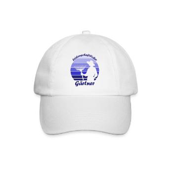 leidenschaftlicher Gärtner, plant dad - Baseballkappe - Weiß/Weiß - Vorne