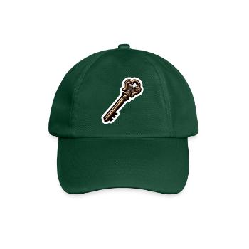 Clé / Serrure / Verrouillé / Sécurité - Casquette classique - vert bouteille - Devant