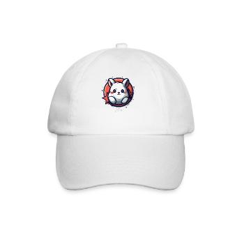 Hamster câlin mignon, pur, super méchant - Casquette classique - blanc/blanc - Devant