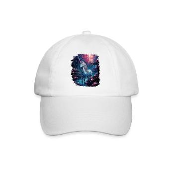 bday funky heart hippy present sayings birthday - Baseball Cap - white/white - Front
