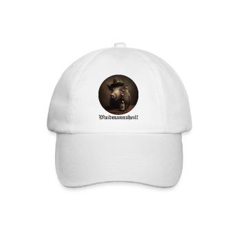 Sanglier avec chapeau - Waidmannsheil - Casquette classique - blanc/blanc - Devant