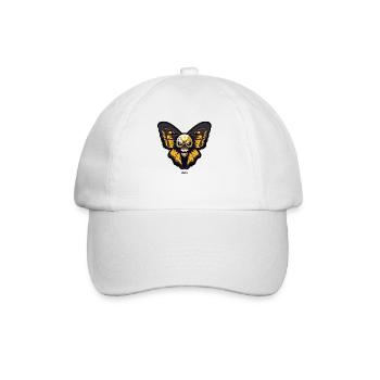 Papillon papillon papillon de papillon de nuit - Casquette classique - blanc/blanc - Devant