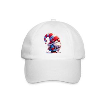 Gnome Goblin Elf - Baseball Cap - white/white - Front