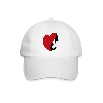 People of the Heart - Baseball Cap - white/white - Front