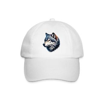Loup - Casquette classique - blanc/blanc - Devant