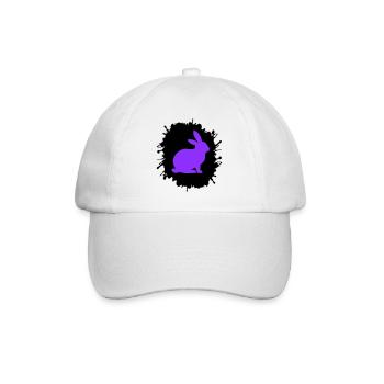Éclaboussures de lapin - Casquette classique - blanc/blanc - Devant
