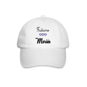 FUTURE MARIEE. EVJF. MARIEE. TEAM. TEAM MARIEE - Casquette classique - blanc/blanc - Devant
