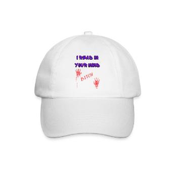 , je lis dans tes pensées - Casquette classique - blanc/blanc - Devant