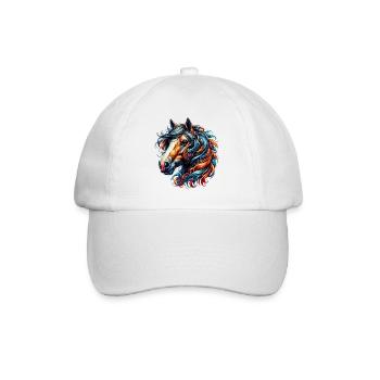 Cheval - Casquette classique - blanc/blanc - Devant