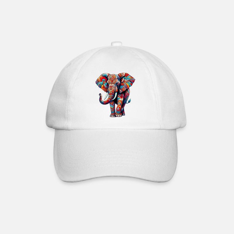 Éléphant - Casquette classique - blanc/blanc
