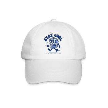 Stay Cool in Summer | Sommer Ventilator Fan Retro - Baseballkappe - Weiß/Weiß - Vorne