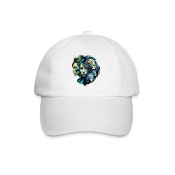 La présence puissante des Lions - Casquette classique - blanc/blanc - Devant
