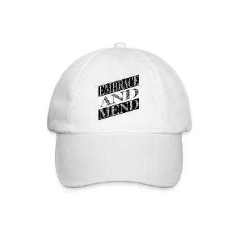 supportive relationships birthday present idea - Baseball Cap - white/white - Front