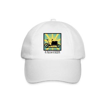 Popartstyle Cargo Bike, Cargo Bike - Baseball Cap - white/white - Front