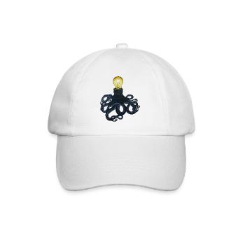 BULB OCTOPUS - Baseball Cap - white/white - Front