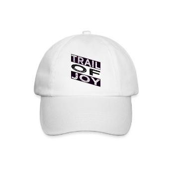 mountain biking gear funny sayings - Baseballkappe - Weiß/Weiß - Vorne