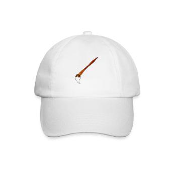 Pinsel zum Selberfärben - Baseballkappe - Weiß/Weiß - Vorne