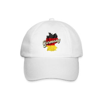 Allemagne Pays Umgrisse Géographie Carte - Casquette classique - blanc/blanc - Devant