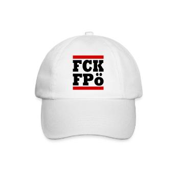 Fck fpö - Casquette classique - blanc/blanc - Devant