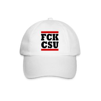 Fck csu - Baseball Cap - white/white - Front