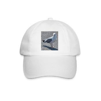 Mouette urbaine au regard vif - Casquette classique - blanc/blanc - Devant