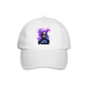 Cyber punk - Casquette classique - blanc/blanc - Devant